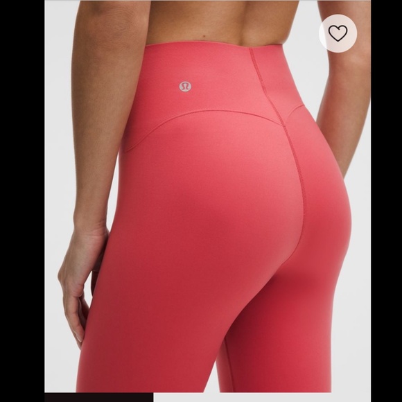NWT Lululemon Glow Up High Rise Tight Desert Red Size 4 | Hemmed 22.5” Inseam - Picture 2 of 14